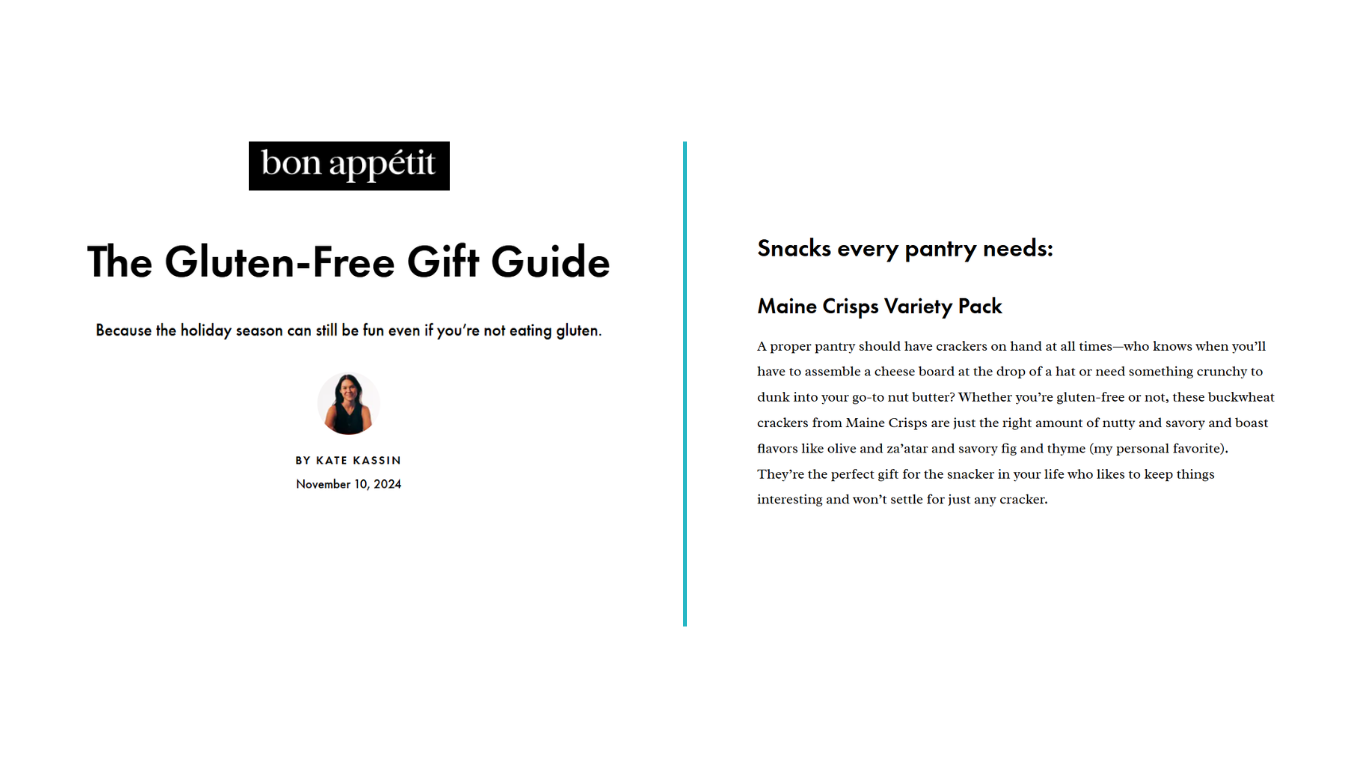 The Gluten-Free Gift Guide - Bon Appetit