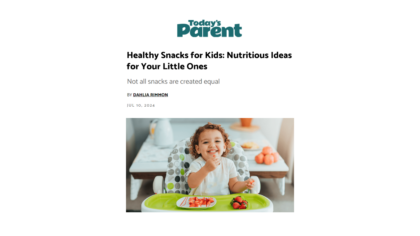 Healthy Snacks for Kids: Nutritious Ideas for Your Little Ones - Today's Parent